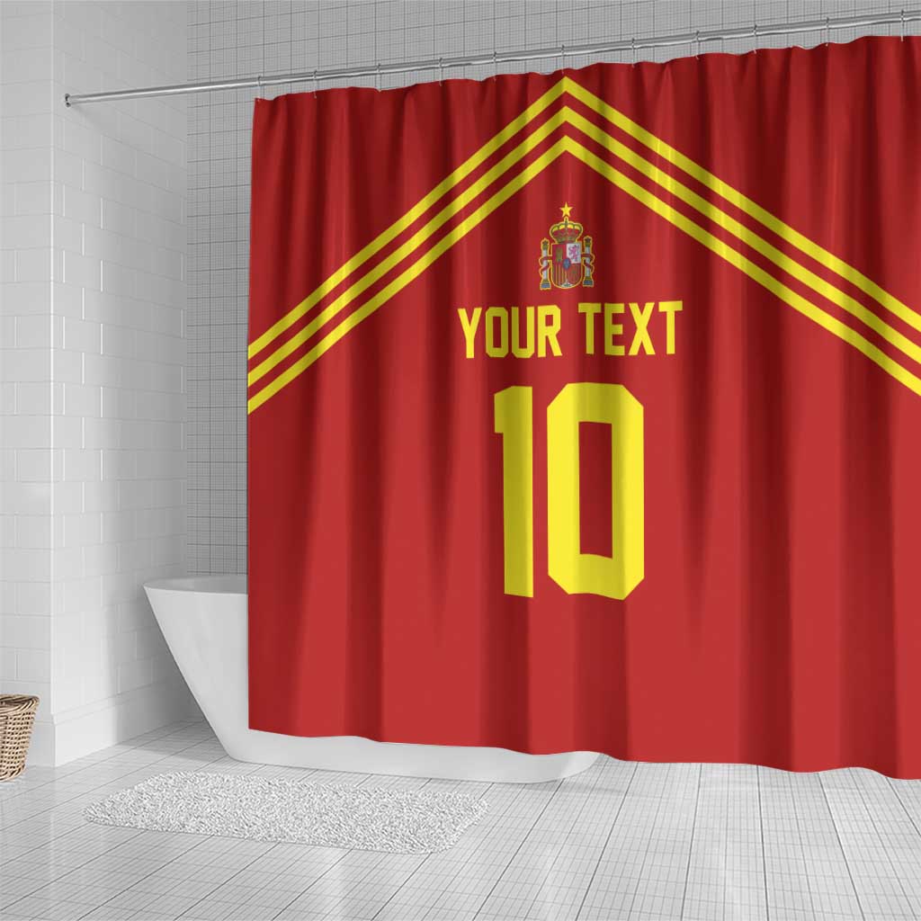 Custom Spain Football 2024 Road To The Champion Shower Curtain Vamos a Espana
