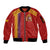 Custom Spain Football 2024 Road To The Champion Sleeve Zip Bomber Jacket Vamos a Espana - Wonder Print Shop