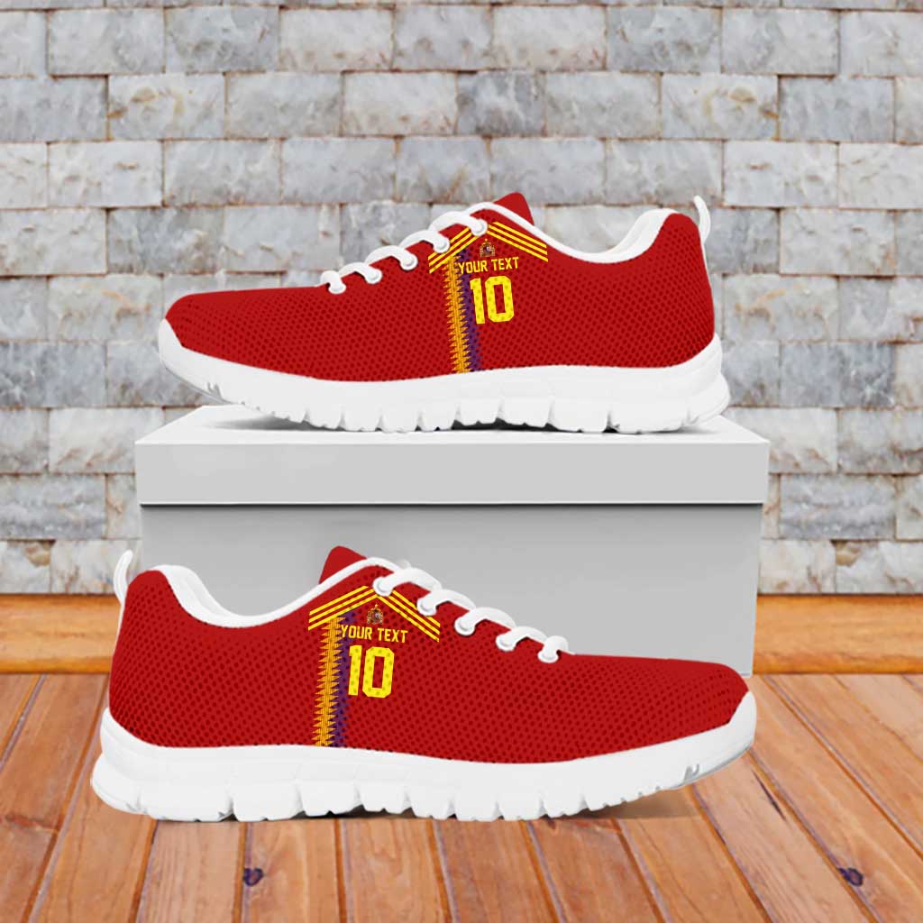 Custom Spain Football 2024 Road to The Champion Sneakers vamos a Espaa - Wonder Print Shop