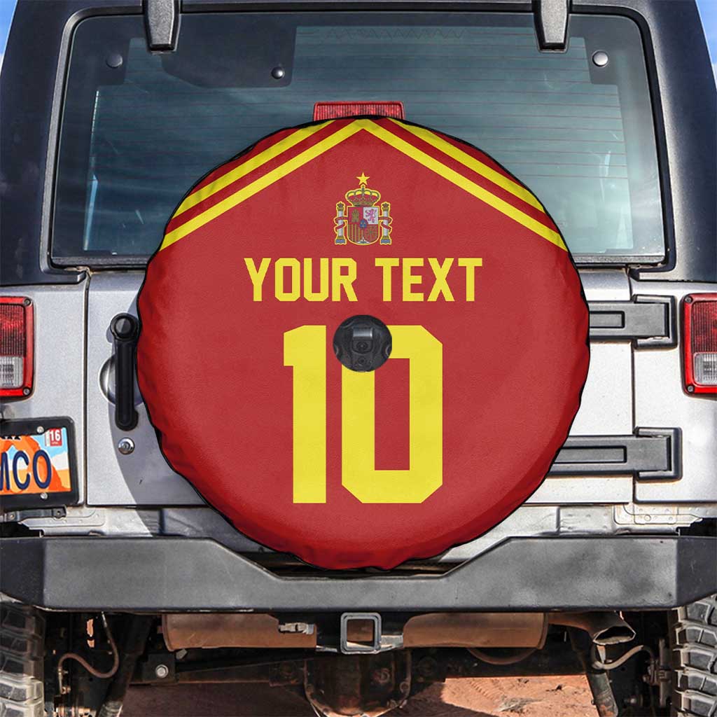 Custom Spain Football 2024 Road To The Champion Spare Tire Cover Vamos a Espana - Wonder Print Shop