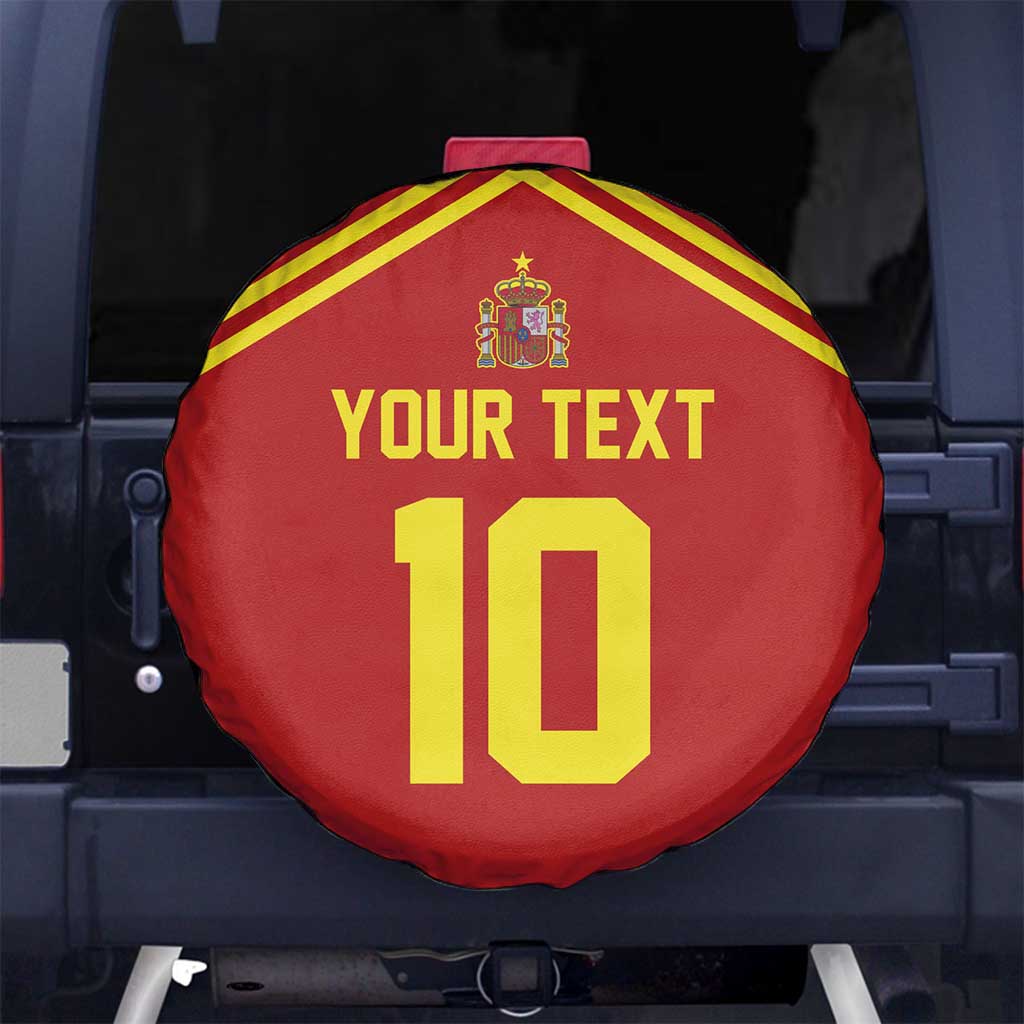 Custom Spain Football 2024 Road To The Champion Spare Tire Cover Vamos a Espana - Wonder Print Shop