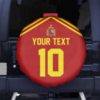Custom Spain Football 2024 Road To The Champion Spare Tire Cover Vamos a Espana - Wonder Print Shop