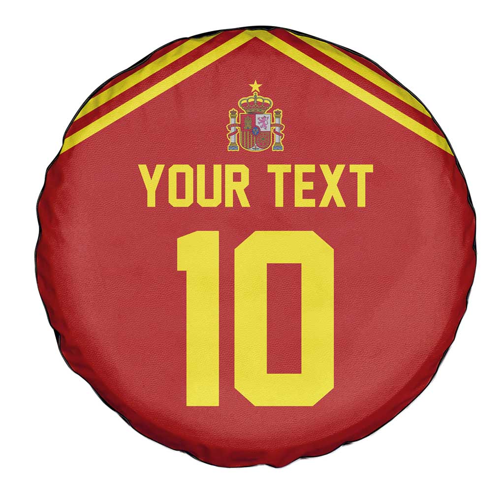 Custom Spain Football 2024 Road To The Champion Spare Tire Cover Vamos a Espana - Wonder Print Shop