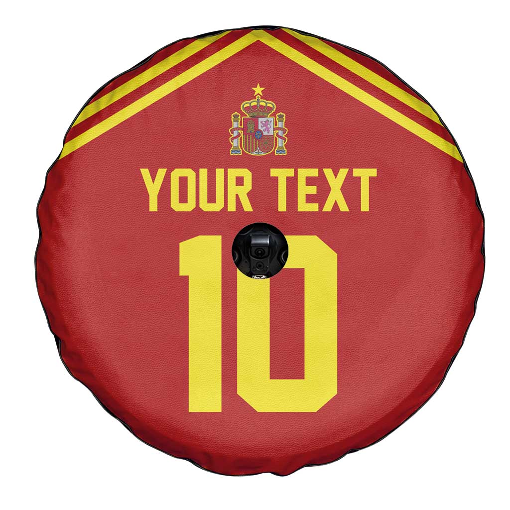 Custom Spain Football 2024 Road To The Champion Spare Tire Cover Vamos a Espana - Wonder Print Shop