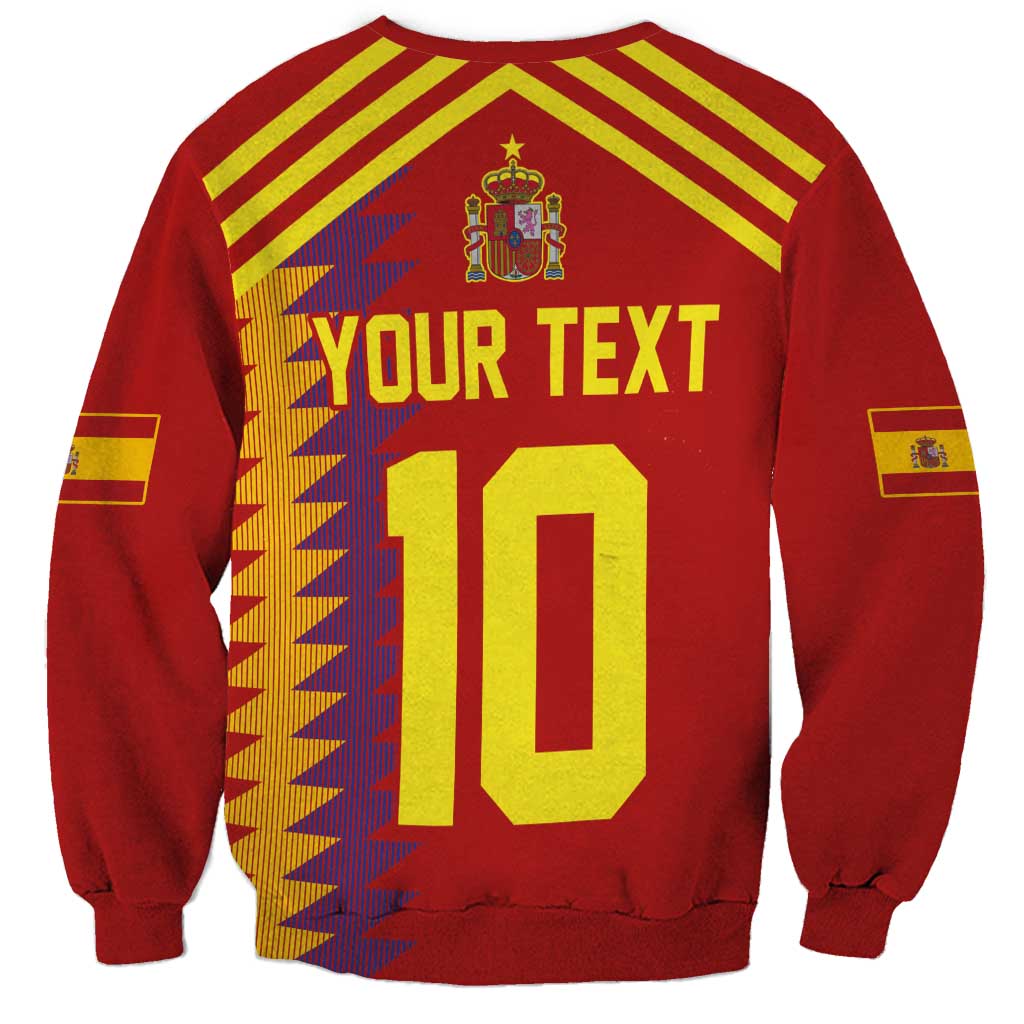 Custom Spain Football 2024 Road To The Champion Sweatshirt Vamos a Espana - Wonder Print Shop