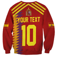 Custom Spain Football 2024 Road To The Champion Sweatshirt Vamos a Espana - Wonder Print Shop