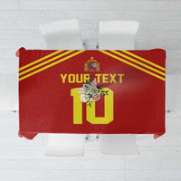 Custom Spain Football 2024 Road To The Champion Tablecloth Vamos a Espana - Wonder Print Shop