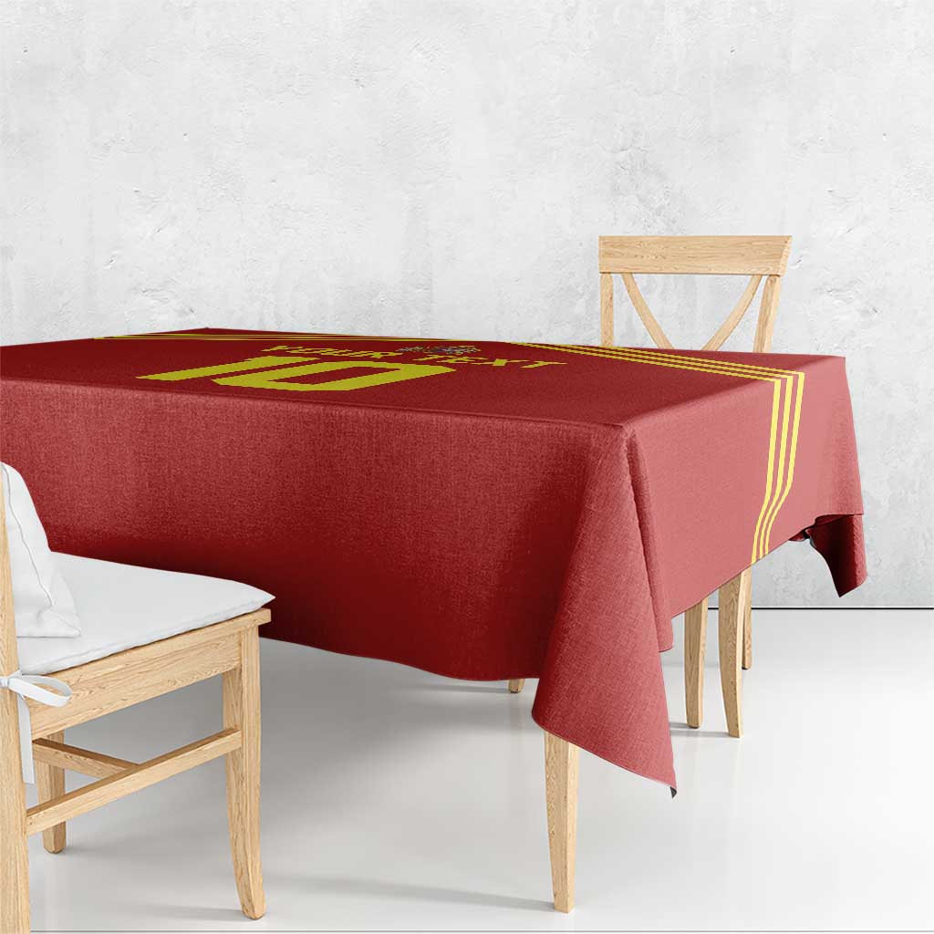 Custom Spain Football 2024 Road To The Champion Tablecloth Vamos a Espana - Wonder Print Shop