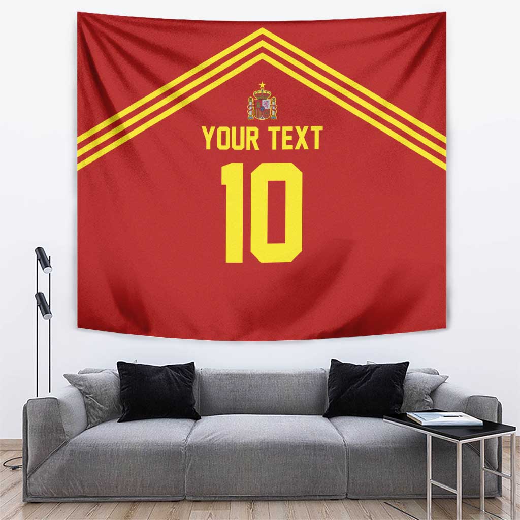 Custom Spain Football 2024 Road To The Champion Tapestry Vamos a Espana - Wonder Print Shop