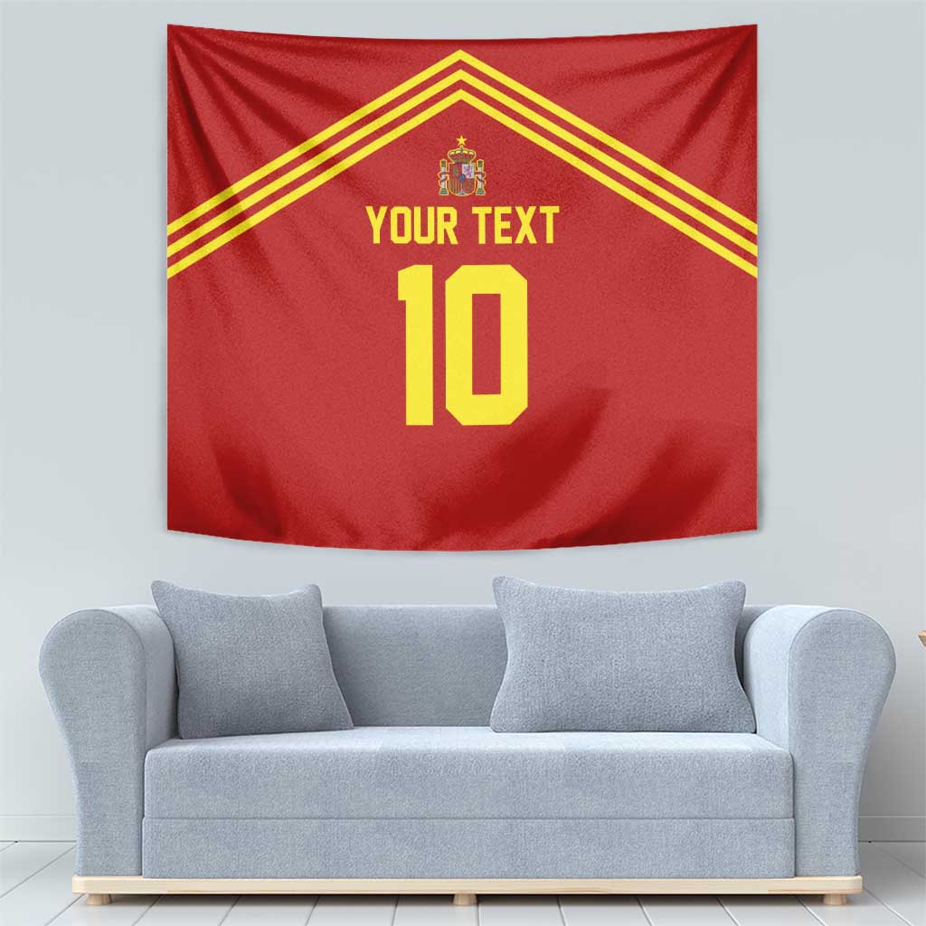 Custom Spain Football 2024 Road To The Champion Tapestry Vamos a Espana - Wonder Print Shop