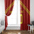 Custom Spain Football 2024 Road To The Champion Window Curtain Vamos a Espana - Wonder Print Shop