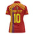 Custom Spain Football 2024 Road To The Champion Women Polo Shirt Vamos a Espana - Wonder Print Shop