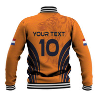 Custom Netherlands Football 2024 Road To The Champion Baseball Jacket - Wonder Print Shop
