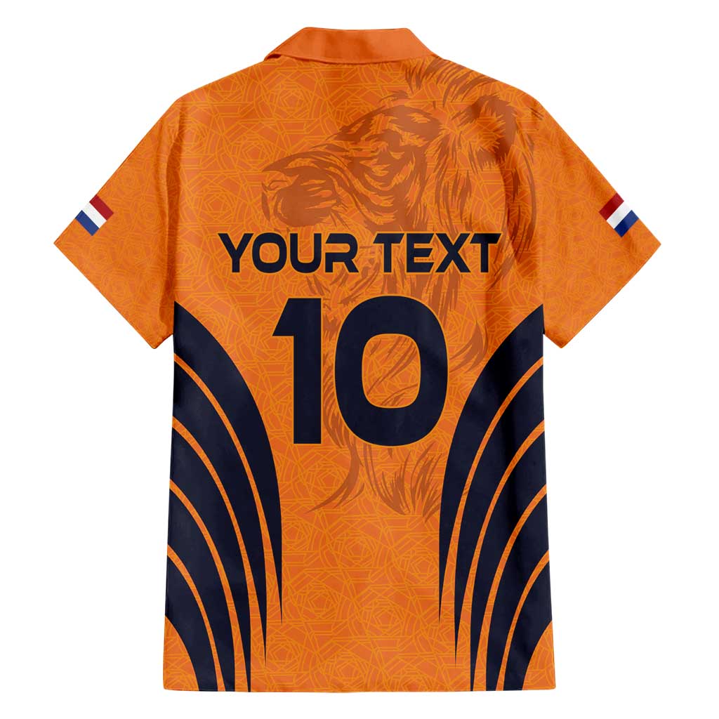 Custom Netherlands Football 2024 Road To The Champion Family Matching Short Sleeve Bodycon Dress and Hawaiian Shirt - Wonder Print Shop