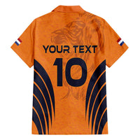 Custom Netherlands Football 2024 Road To The Champion Family Matching Short Sleeve Bodycon Dress and Hawaiian Shirt - Wonder Print Shop