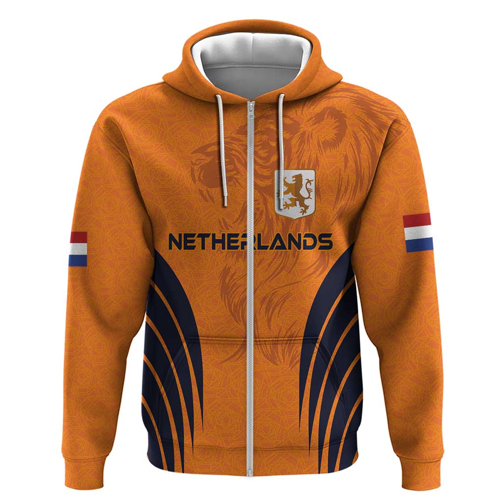 Custom Netherlands Football 2024 Road To The Champion Hoodie - Wonder Print Shop