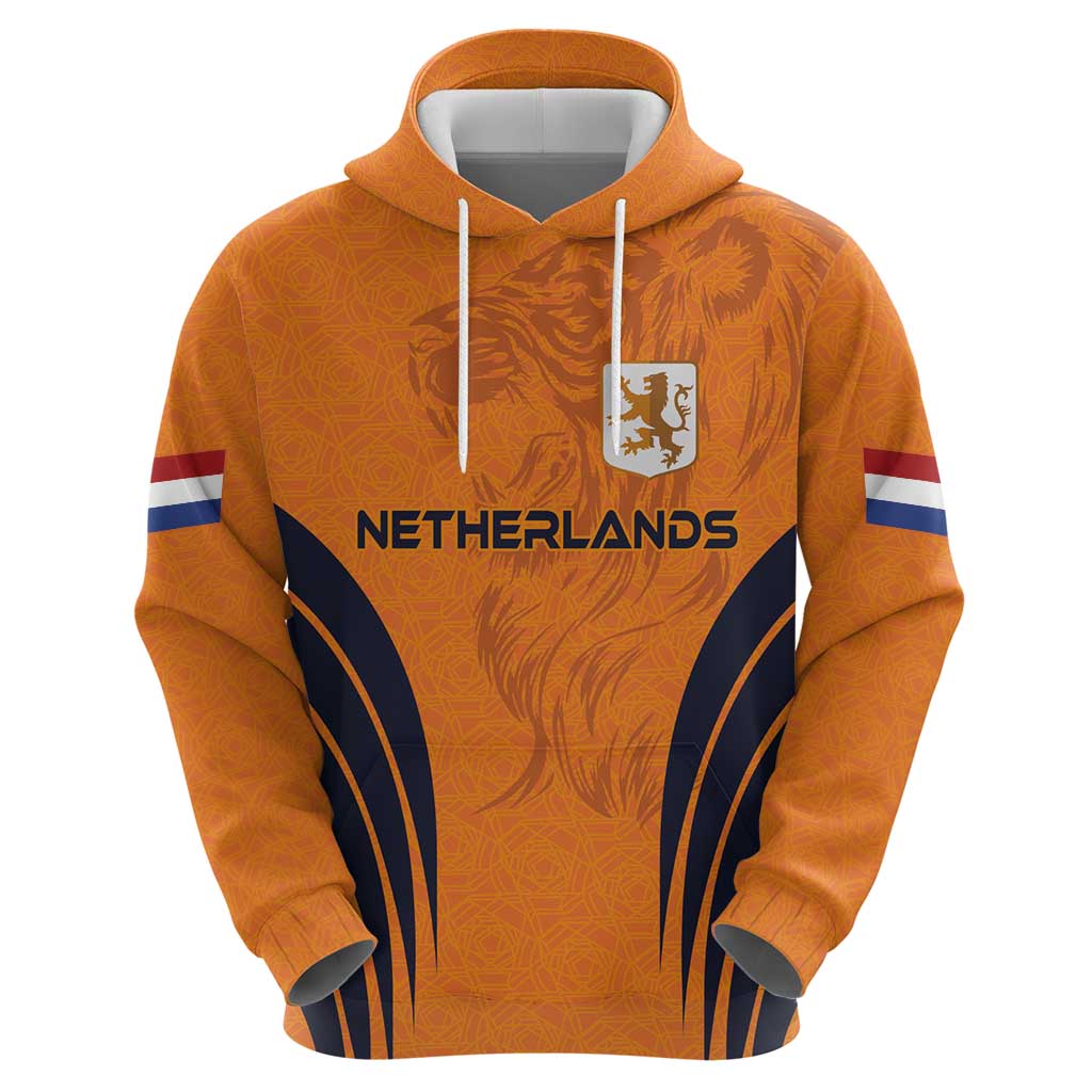 Custom Netherlands Football 2024 Road To The Champion Hoodie - Wonder Print Shop