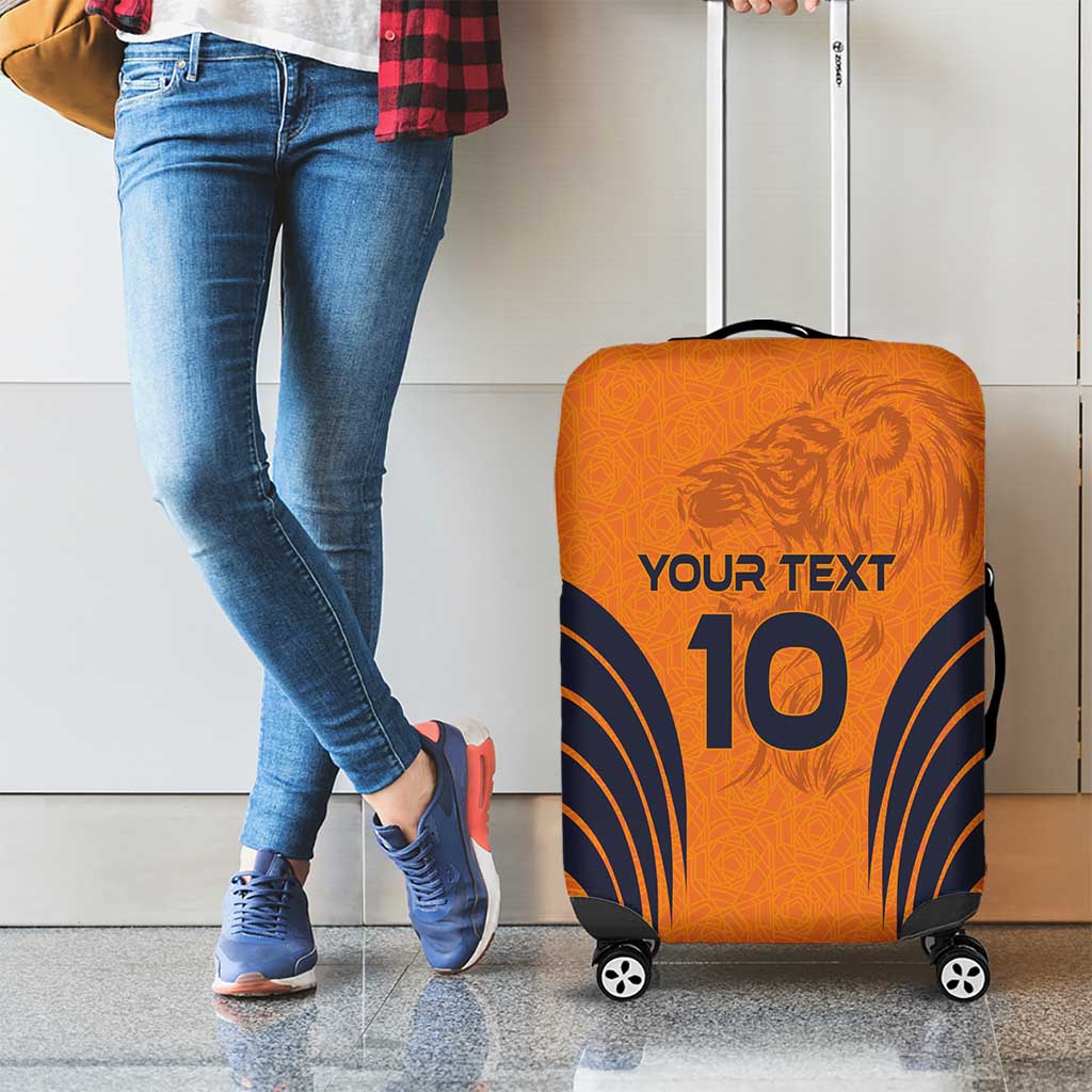 Custom Netherlands Football 2024 Road To The Champion Luggage Cover - Wonder Print Shop