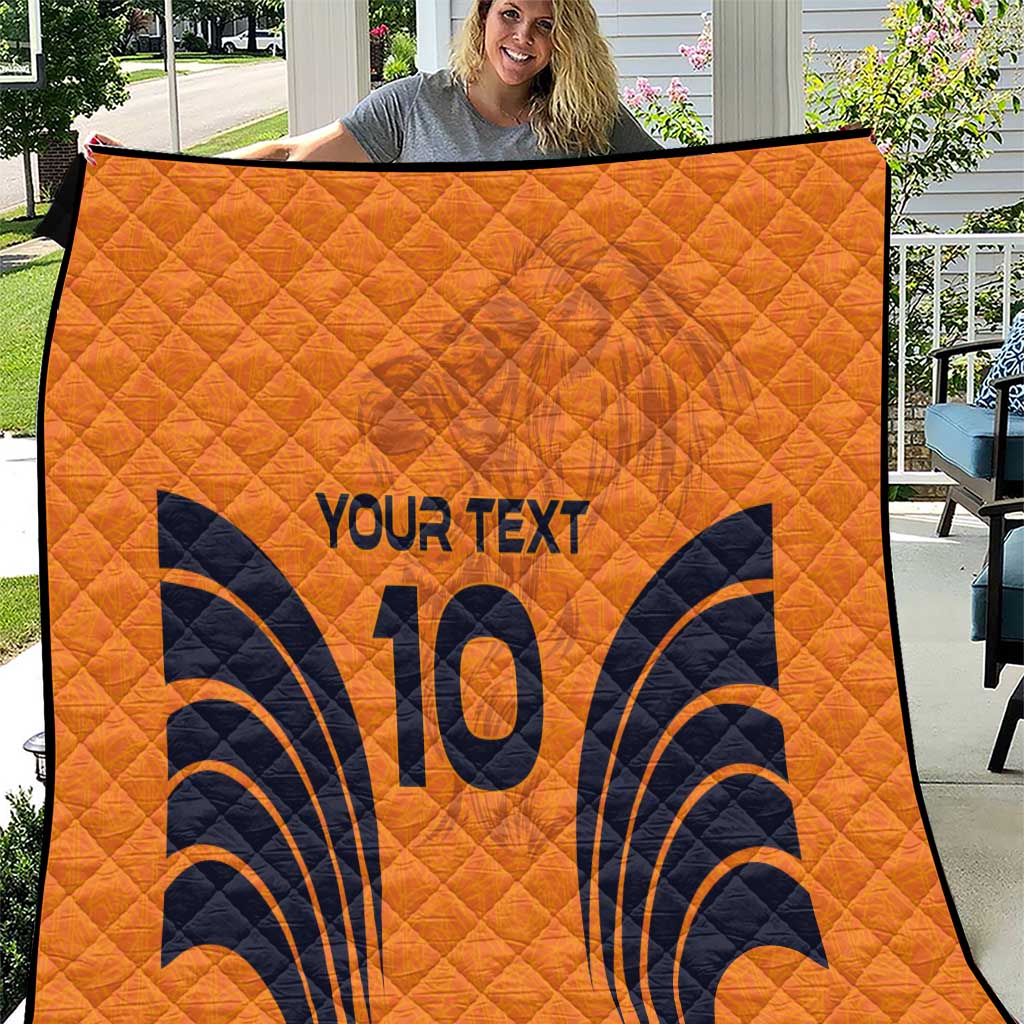 Custom Netherlands Football 2024 Road To The Champion Quilt - Wonder Print Shop