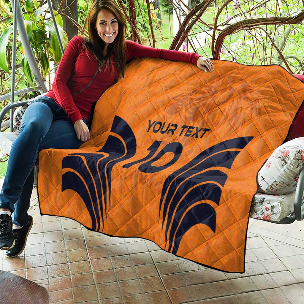 Custom Netherlands Football 2024 Road To The Champion Quilt - Wonder Print Shop