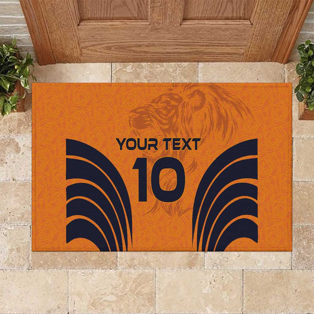 Custom Netherlands Football 2024 Road To The Champion Rubber Doormat - Wonder Print Shop