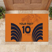 Custom Netherlands Football 2024 Road To The Champion Rubber Doormat - Wonder Print Shop