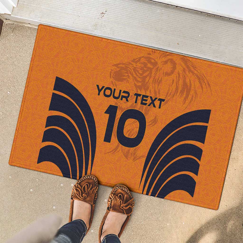 Custom Netherlands Football 2024 Road To The Champion Rubber Doormat - Wonder Print Shop