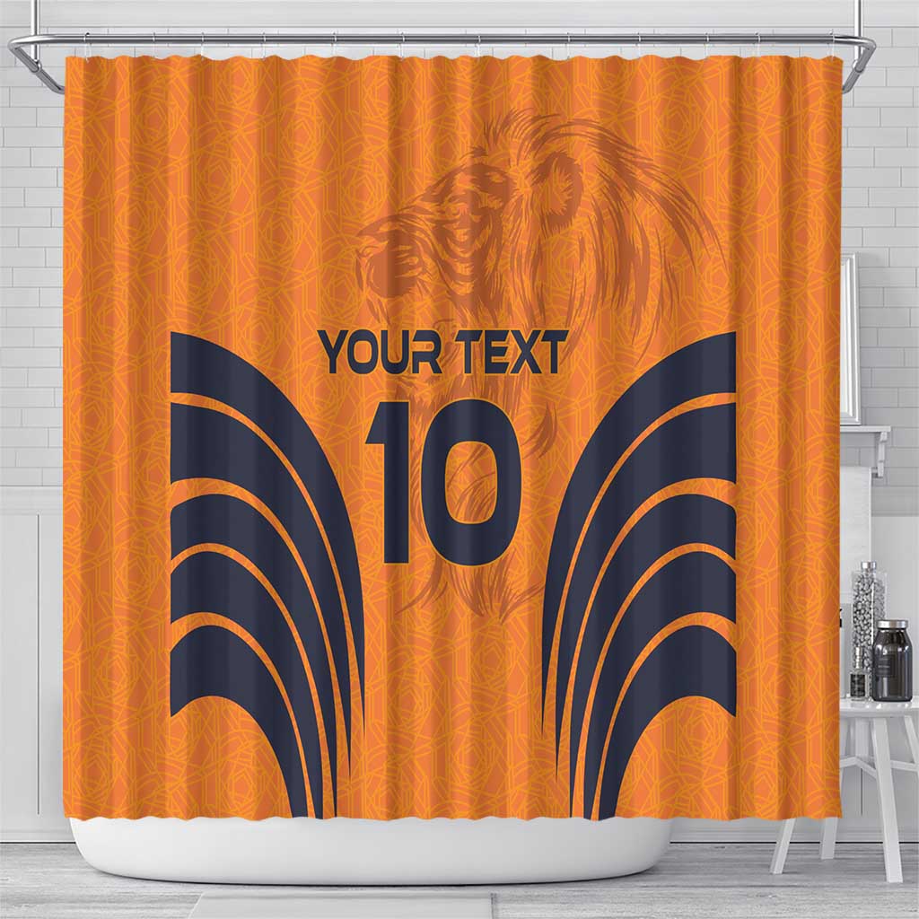 Custom Netherlands Football 2024 Road To The Champion Shower Curtain
