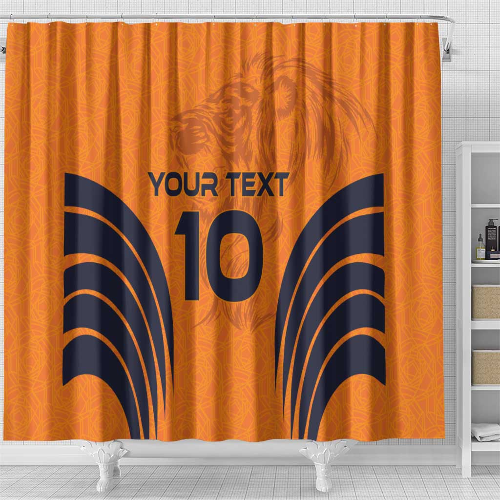 Custom Netherlands Football 2024 Road To The Champion Shower Curtain