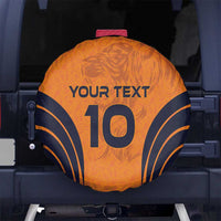 Custom Netherlands Football 2024 Road To The Champion Spare Tire Cover - Wonder Print Shop