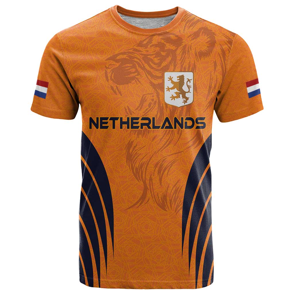 Custom Netherlands Football 2024 Road To The Champion T Shirt - Wonder Print Shop