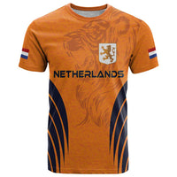 Custom Netherlands Football 2024 Road To The Champion T Shirt - Wonder Print Shop