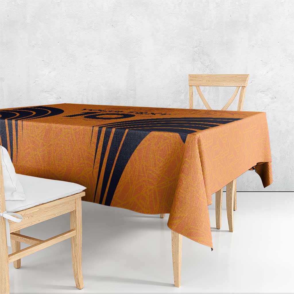 Custom Netherlands Football 2024 Road To The Champion Tablecloth - Wonder Print Shop