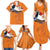 Custom Netherlands Football 2024 Road To The Champion Family Matching Summer Maxi Dress and Hawaiian Shirt Oranje Holland Clockwork Orange The Flying Home Color - Wonder Print Shop