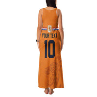 Custom Netherlands Football 2024 Road To The Champion Family Matching Tank Maxi Dress and Hawaiian Shirt Oranje Holland Clockwork Orange The Flying Home Color - Wonder Print Shop
