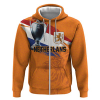 Custom Netherlands Football 2024 Road To The Champion Hoodie Oranje Holland Clockwork Orange The Flying Home Color - Wonder Print Shop