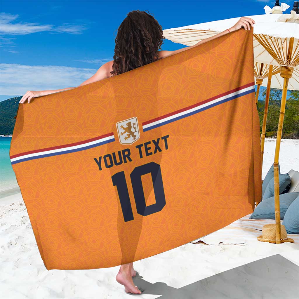 Custom Netherlands Football 2024 Road To The Champion Sarong Oranje Holland Clockwork Orange The Flying Home Color - Wonder Print Shop