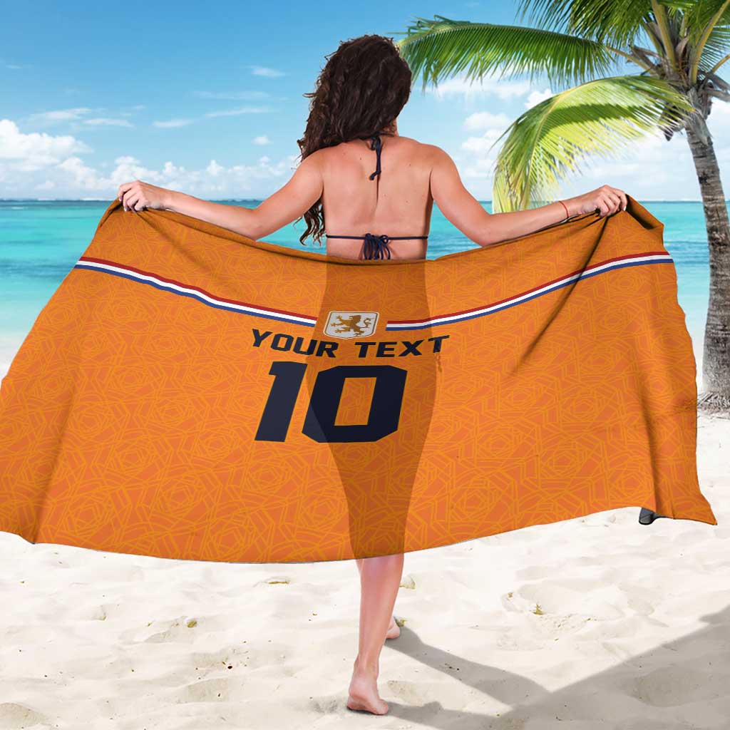 Custom Netherlands Football 2024 Road To The Champion Sarong Oranje Holland Clockwork Orange The Flying Home Color - Wonder Print Shop