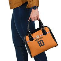 Custom Netherlands Football 2024 Road To The Champion Shoulder Handbag Oranje Holland Clockwork Orange The Flying Home Color