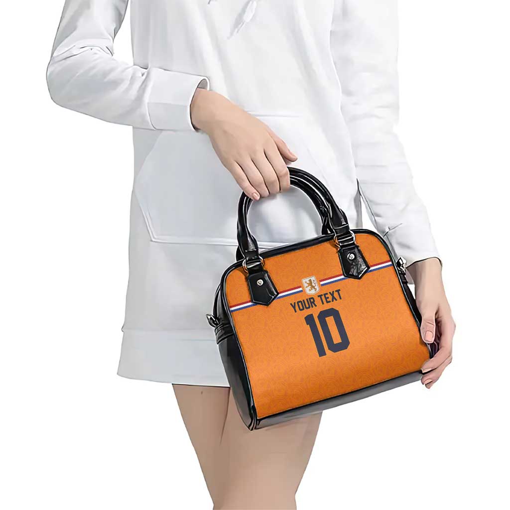 Custom Netherlands Football 2024 Road To The Champion Shoulder Handbag Oranje Holland Clockwork Orange The Flying Home Color