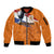 Custom Netherlands Football 2024 Road To The Champion Sleeve Zip Bomber Jacket Oranje Holland Clockwork Orange The Flying Home Color - Wonder Print Shop