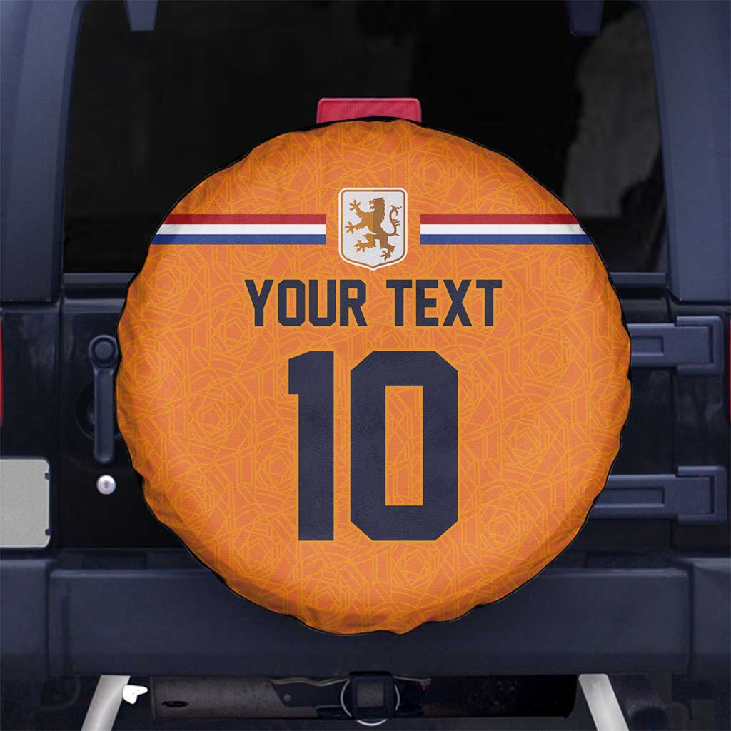 Custom Netherlands Football 2024 Road To The Champion Spare Tire Cover Oranje Holland Clockwork Orange The Flying Home Color - Wonder Print Shop
