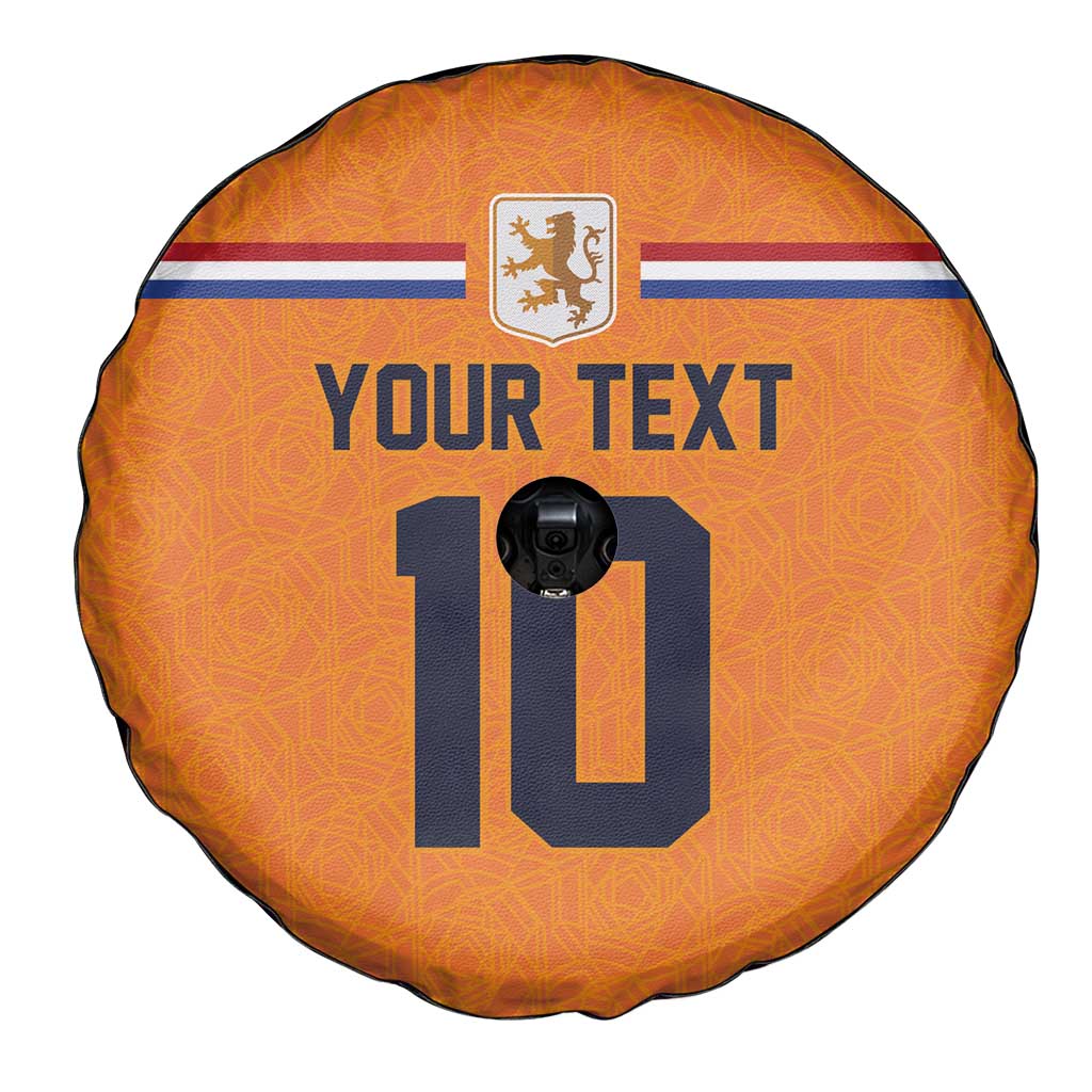 Custom Netherlands Football 2024 Road To The Champion Spare Tire Cover Oranje Holland Clockwork Orange The Flying Home Color - Wonder Print Shop