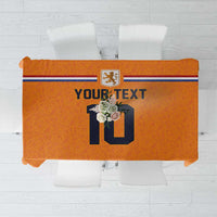 Custom Netherlands Football 2024 Road To The Champion Tablecloth Oranje Holland Clockwork Orange The Flying Home Color - Wonder Print Shop