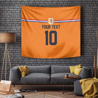 Custom Netherlands Football 2024 Road To The Champion Tapestry Oranje Holland Clockwork Orange The Flying Home Color - Wonder Print Shop