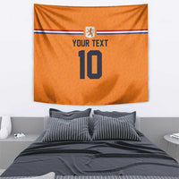 Custom Netherlands Football 2024 Road To The Champion Tapestry Oranje Holland Clockwork Orange The Flying Home Color - Wonder Print Shop