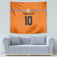 Custom Netherlands Football 2024 Road To The Champion Tapestry Oranje Holland Clockwork Orange The Flying Home Color - Wonder Print Shop
