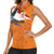 Custom Netherlands Football 2024 Road To The Champion Women Sleeveless Polo Shirt Oranje Holland Clockwork Orange The Flying Home Color - Wonder Print Shop