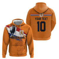 Custom Netherlands Football 2024 Road To The Champion Zip Hoodie Oranje Holland Clockwork Orange The Flying Home Color - Wonder Print Shop