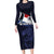 Custom Netherlands Football 2024 Road To The Champion Family Matching Long Sleeve Bodycon Dress and Hawaiian Shirt Oranje Holland Clockwork Orange The Flying Away Color - Wonder Print Shop